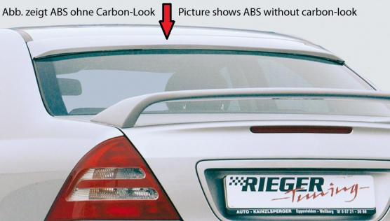 Dakraamspoiler Carbon Mercedes W203 Rieger