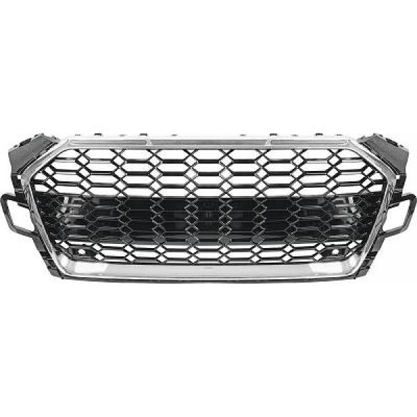 Grill passend voor Audi A5 B9 19- RS Look Chroom