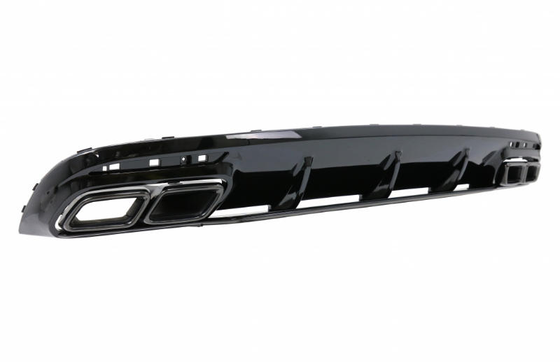 Diffuser passend voor Mercedes S-Class C217 Coupe (2014-2020) S63 Facelift Design Sierstukken