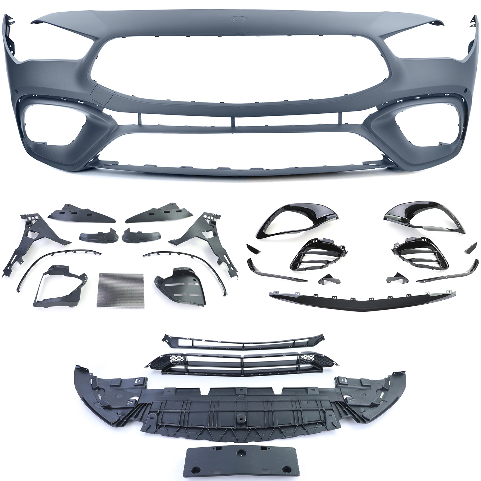 Voorbumper passend voor Mercedes CLA C118 X118 CLA45 Design