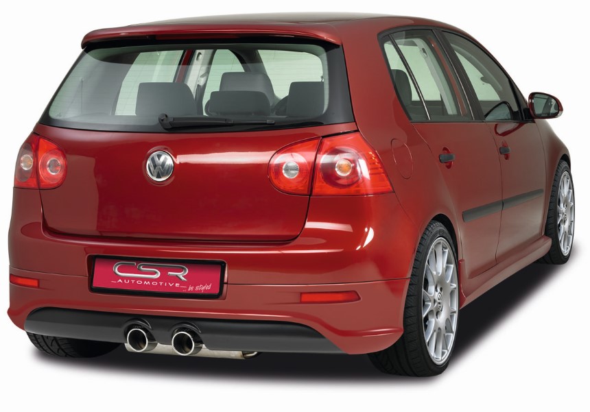 Achterbumper Diffusor VW Golf V Mat Zwart