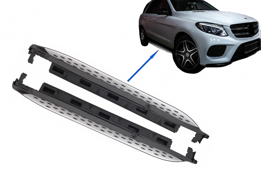Sidesteps Treeplanken Mercedes GLE & M klasse W166 11-18