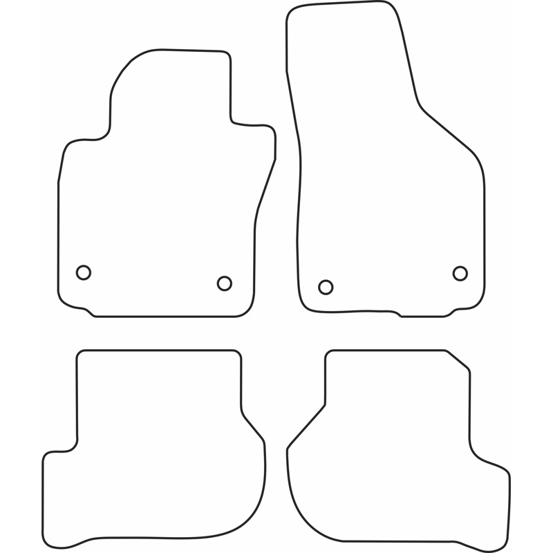 Automatten  Seat Leon 2009-