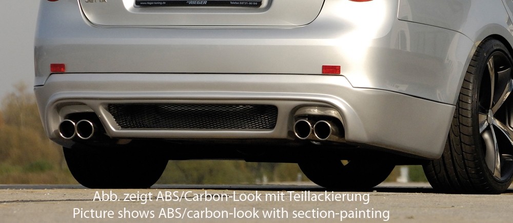 Achterbumper Diffusor VW Jetta 1 08.05- Rieger