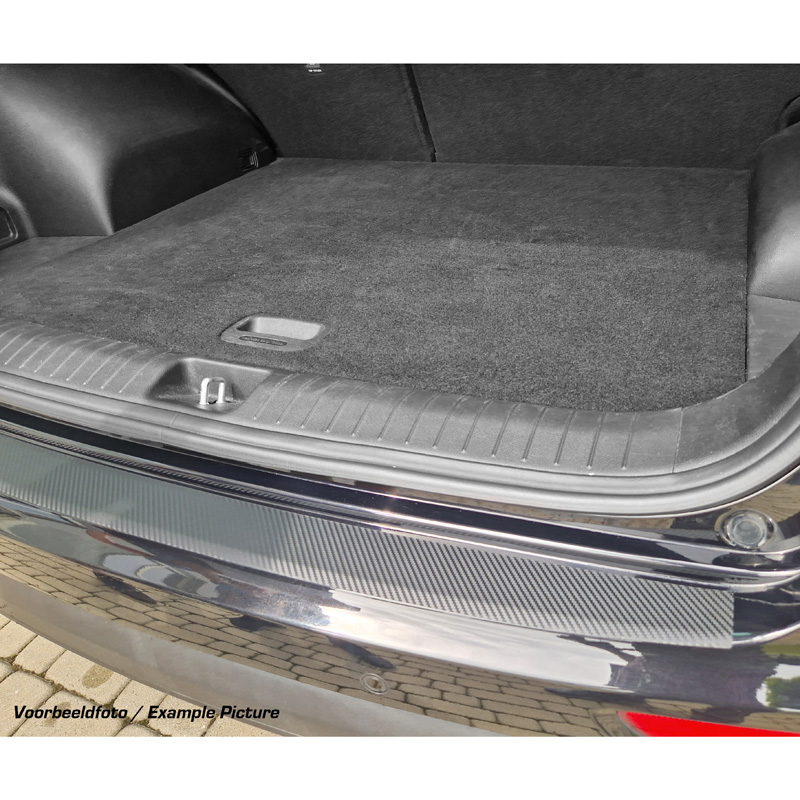Pasklare Achterbumperbeschermfolie  Opel Grandland X 2017- - Carbon-look