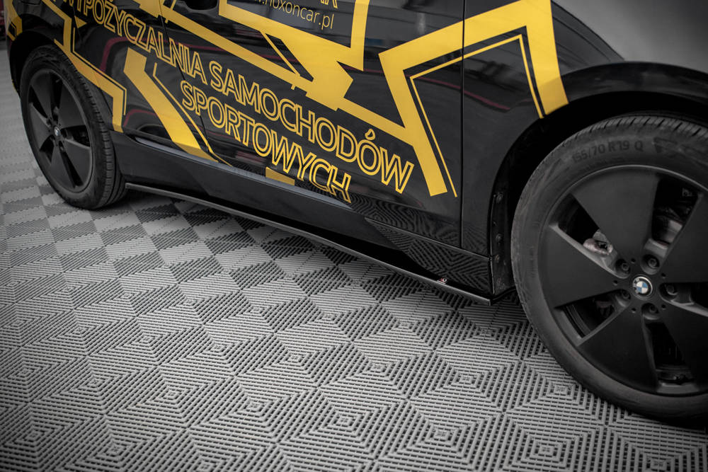Zijskirts passend voor BMW i3 MK1 FL Maxton Glans Zwart