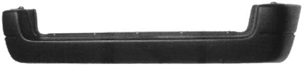 AchterBumper BERLINGO, 97-08 ZWART