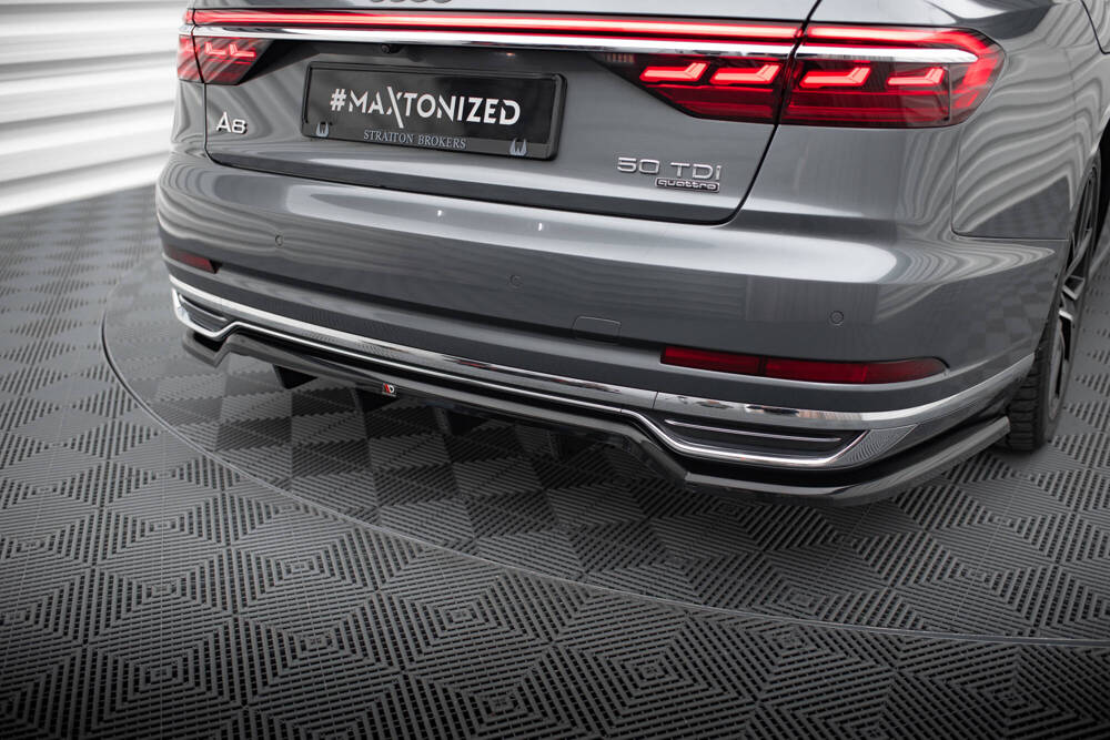 Diffuser passend voor Audi A8 D5 Maxton Glans Zwart