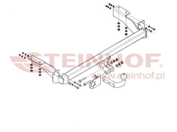 Trekhaak Peugeot 307 3/5D 07/2005-2007