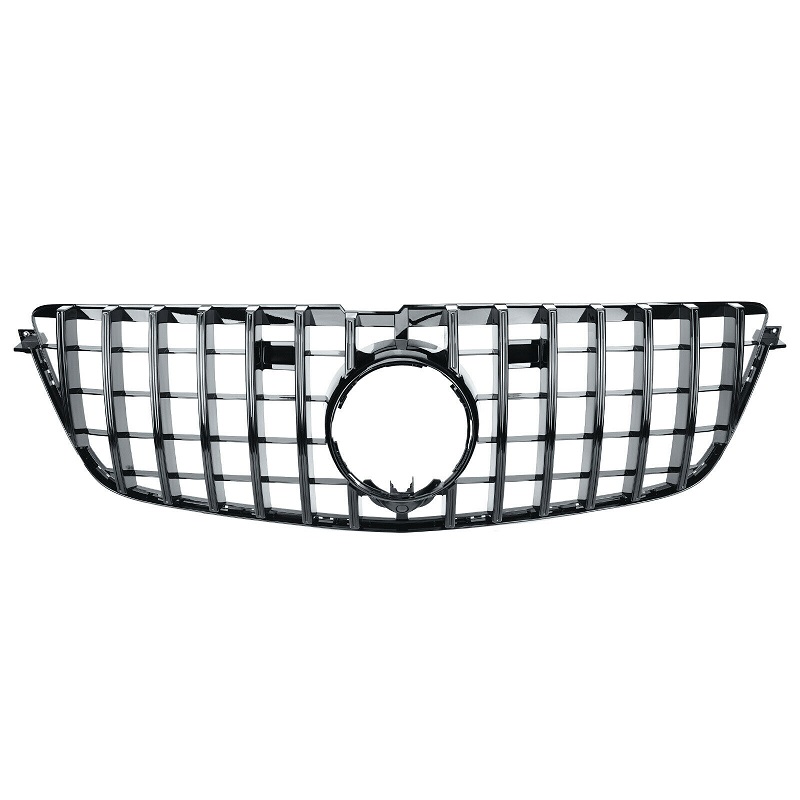 Grill passend voor Mercedes GL X166 W166 AMG Line Glans Zwart