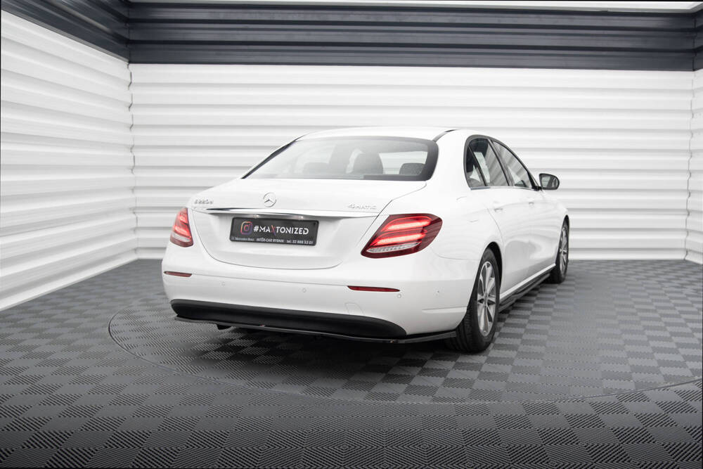 Diffuser passend voor Mercedes-Benz E Klasse W213 2016 - 2021 Maxton Glans Zwart