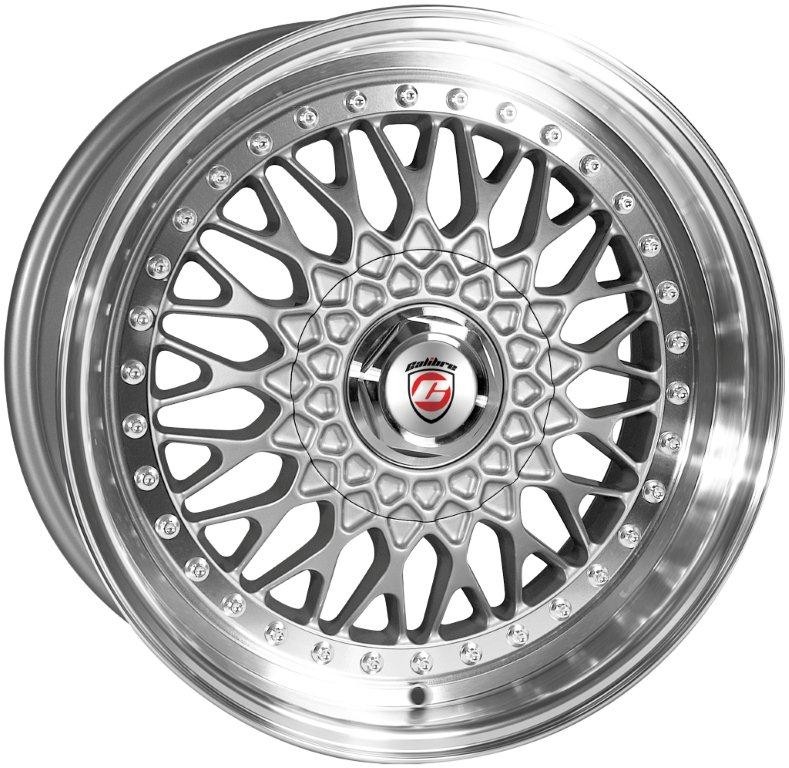 Velgen Calibre Vintage 9x18 Blank PCD Silver/Polished lip