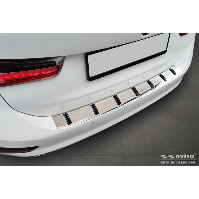 RVS Achterbumperprotector  BMW 3 Serie (G21) Touring 2019-2022 'STRONG EDITION'
