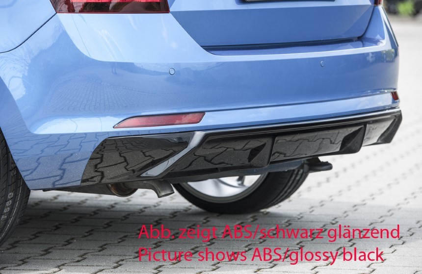 Diffuser passend voor Skoda Rapid (NH) trekhaak Rieger