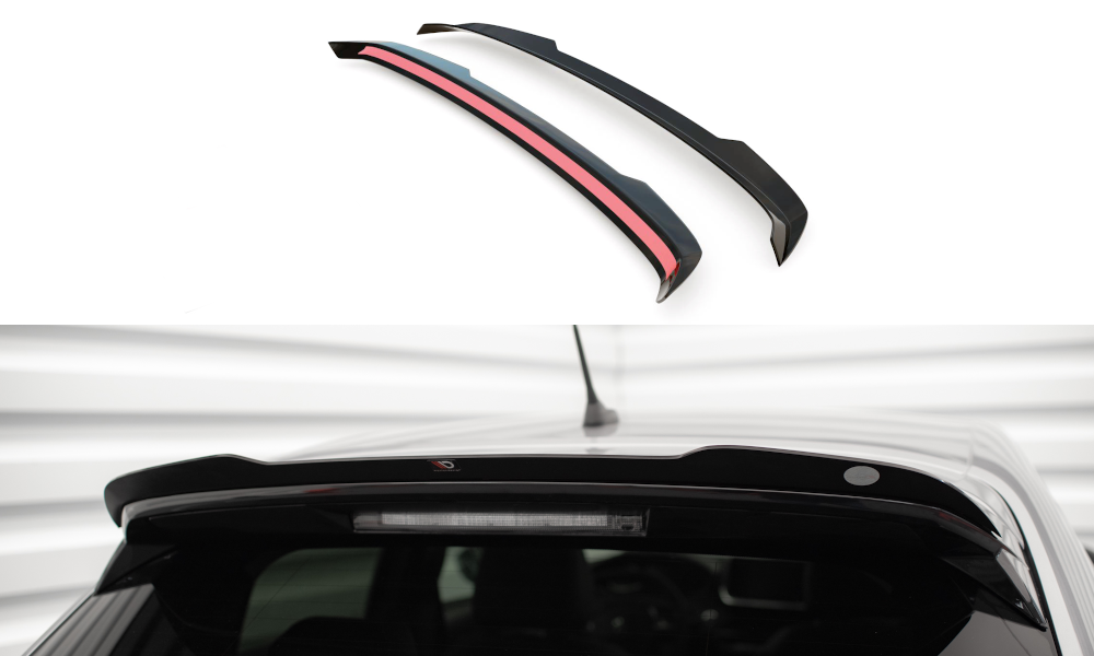 Spoiler V.2 Peugeot 208 MK2 Maxton Glans Zwart
