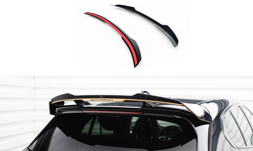 Spoiler passend voor BMW 1 Serie M Pakket / M135i M Performance Maxton Glans Zwart