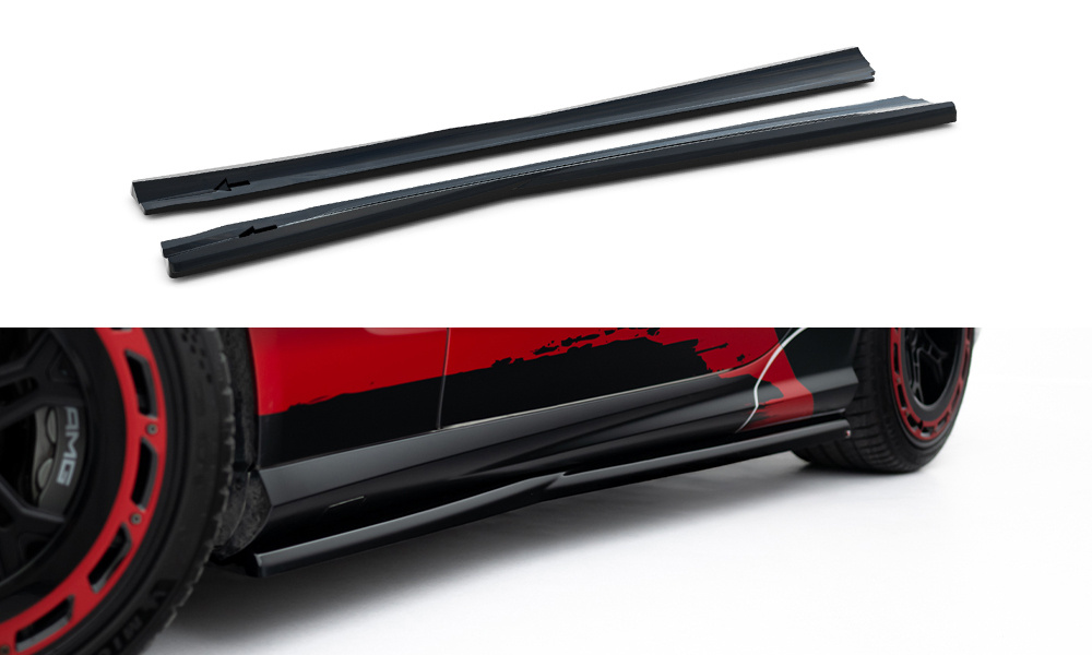 Zijskirts passend voor Mercedes-Benz SL63 AMG R231 Maxton