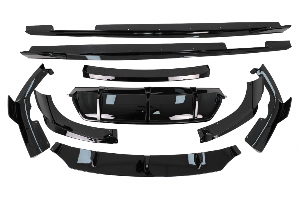 Bodykit passend voor BMW X6 G06 M-Tech Black Knight Design Glans Zwart