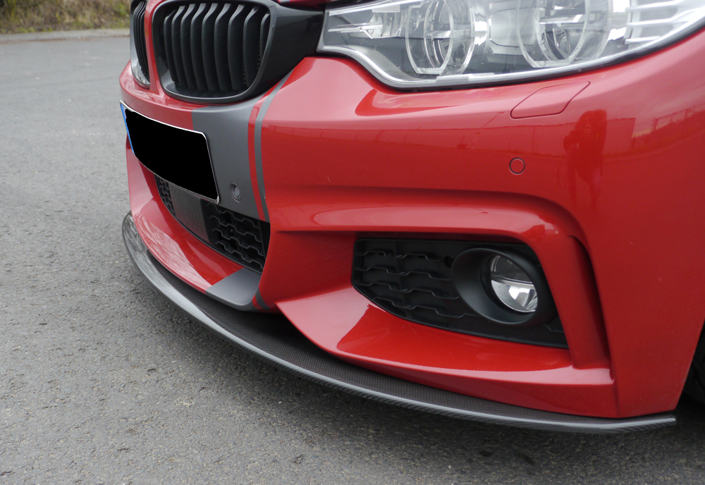 Voorspoiler passend voor BMW 4 Serie M Pakket F32 F33 F36 Rieger Carbon