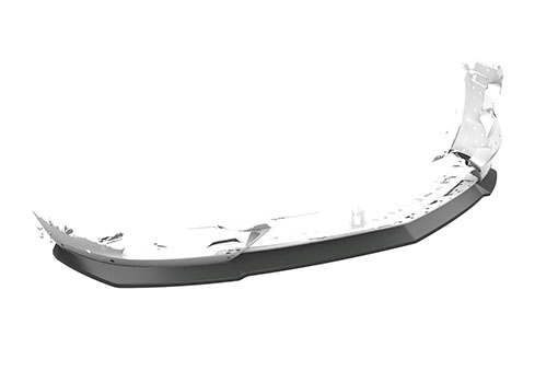 Voorspoiler passend voor Mercedes Benz SLS AMG (197) CSR Glans Zwart