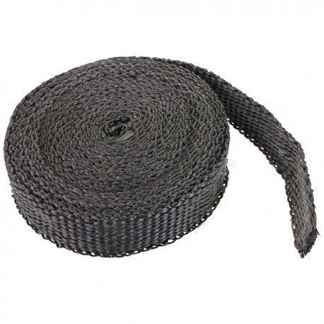 Heat wrap / Isolatieband 2,5cm x 7.5m zwart