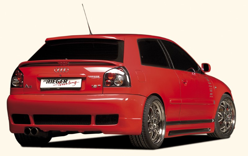 Achterbumper passend voor Audi s3-look Audi A3 8L niet Quattro ABS Rieger