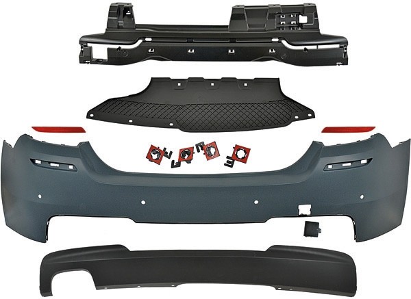 Achterbumper passend voor BMW 5-Serie F10/11, 10- M5-Look PDC M-Techniek