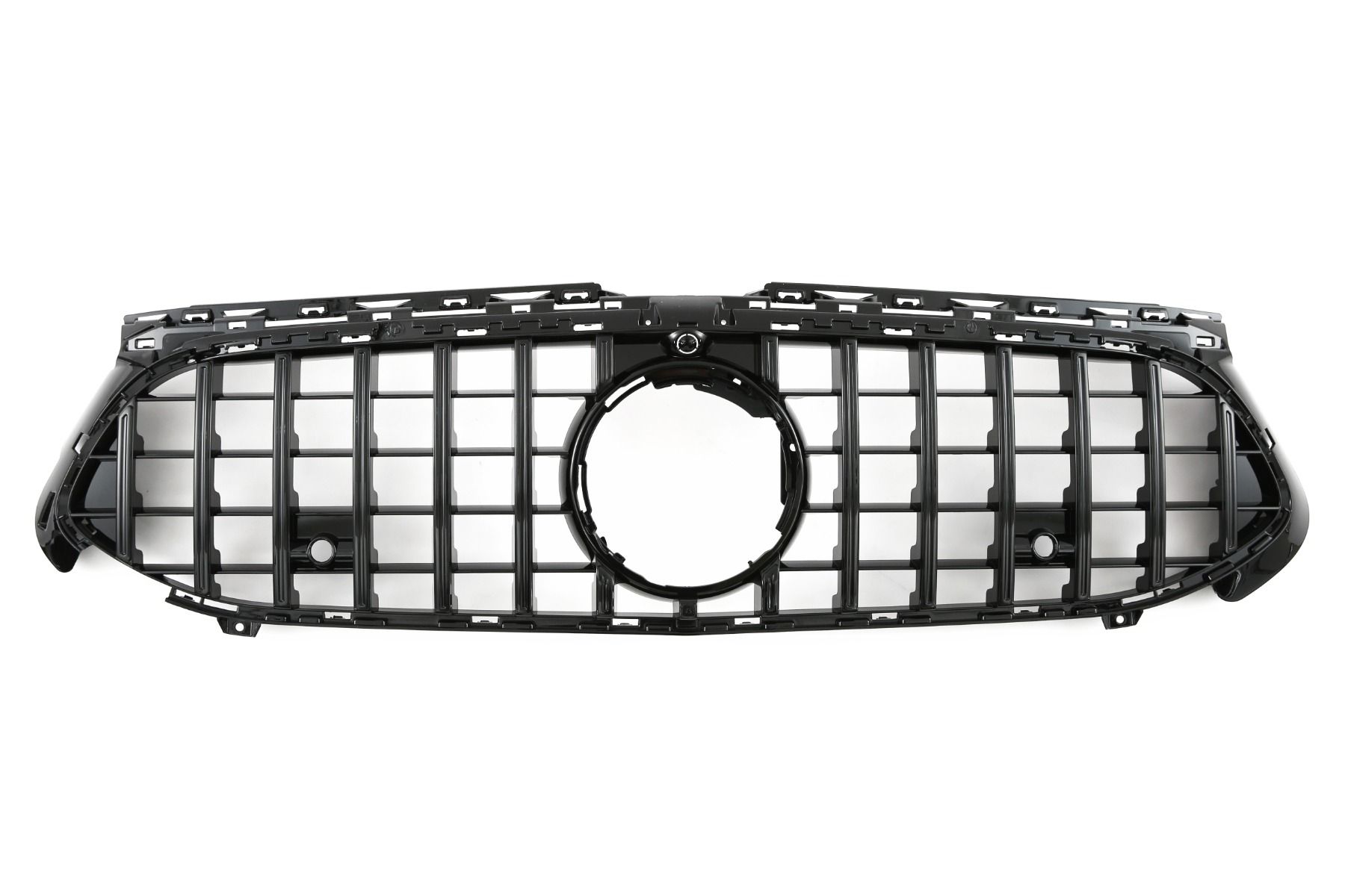 Grill Mercedes A-klasse W177 / V177 GT-Look Glans Zwart (Facelift)