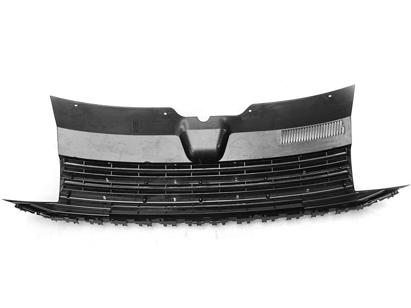 Grill passend voor VW T6 Transporter Zwart-Rood