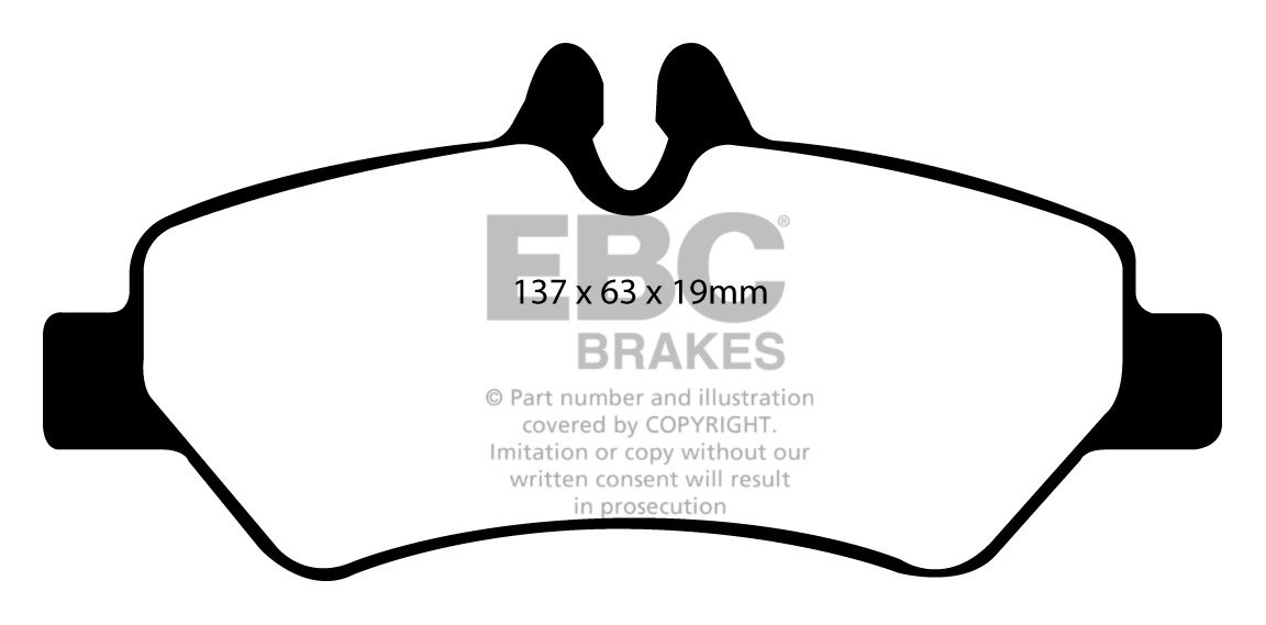 EBC Brakes MERCEDES BEDRIJFSWAGEN Sprinter 311D 2.1 TD 2006-.. R