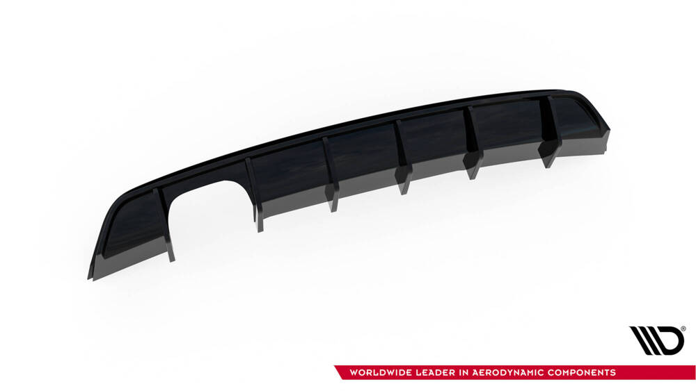 Diffuser passend voor Volkswagen Scirocco Maxton Glans Zwart