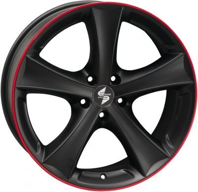 Velgen EtaBeta Tettsut zwart red 8x20 5x114,3 ET48