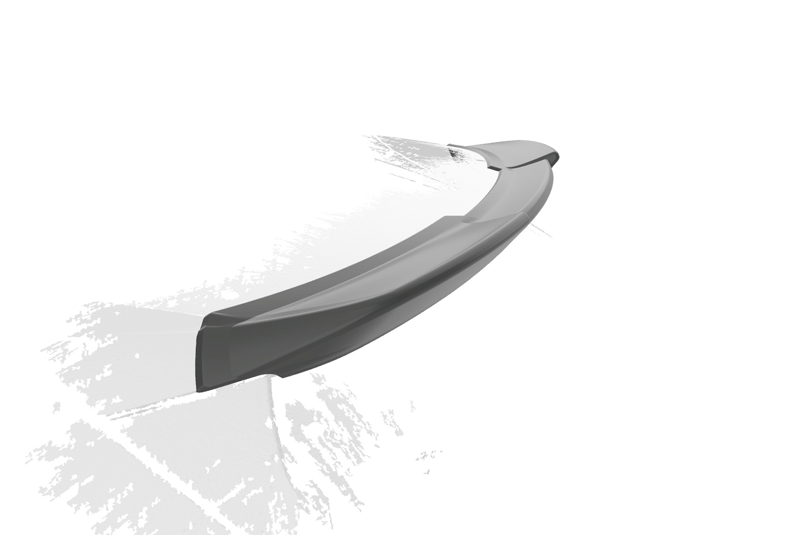 Spoiler passend voor Audi Q3 S-Line F3 CSR Glans Zwart