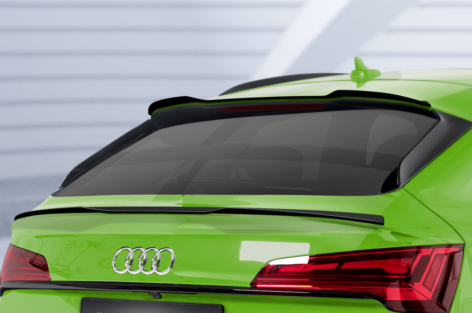 Spoiler passend voor Audi Q5 (FYT) Sportback CSR Glans Zwart
