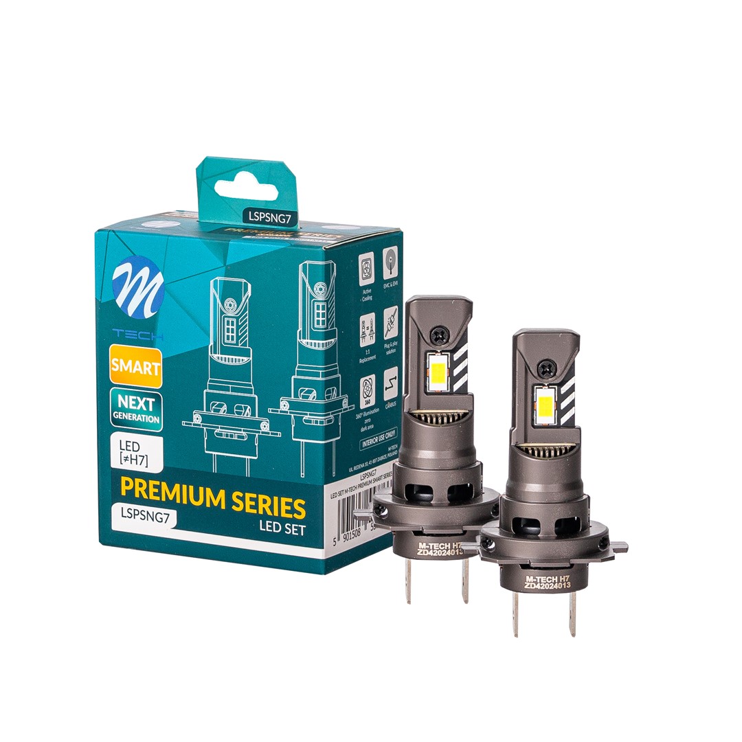 H7 LED Lampen M-TECH Premium Smart Series Canbus