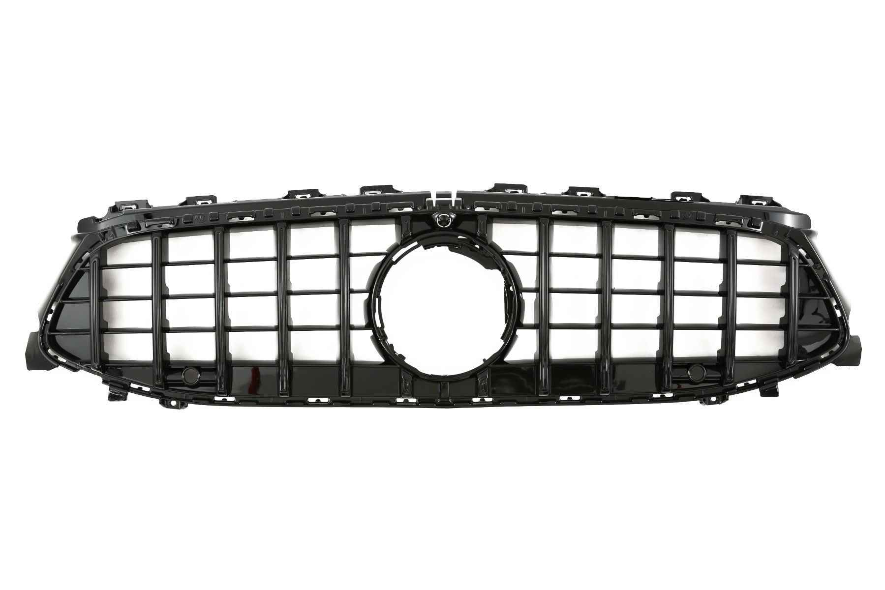 Grill passend voor Mercedes CLA C118, X118 facelift Glans Zwart 23-.. GT Look