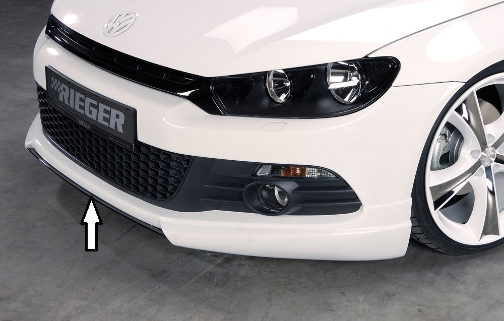 Voorspoiler passend voor Volkswagen Scirocco Rieger Carbon