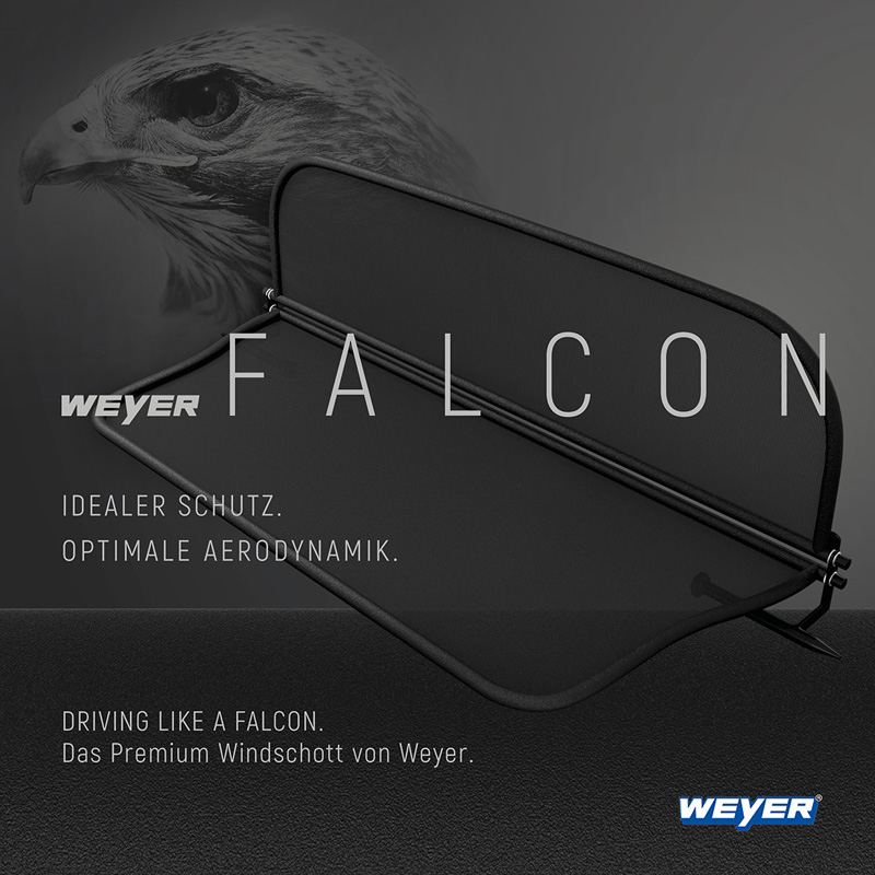 Weyer Falcon Premium Windschot  Mercedes SL (R107) 1971-1989