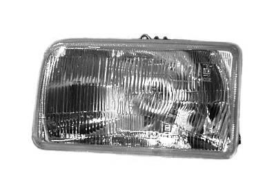 koplamp, H4, rechts Ford Fiësta, 1983-1989