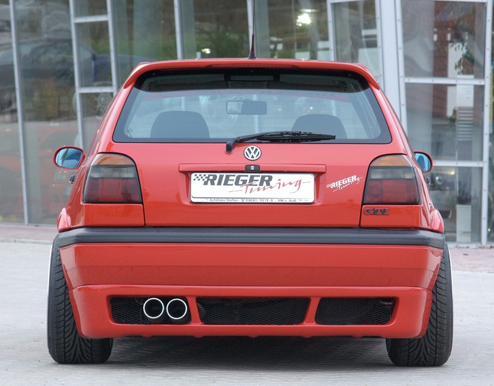 Achterbumper Diffuser passend voor VW Golf III Rieger