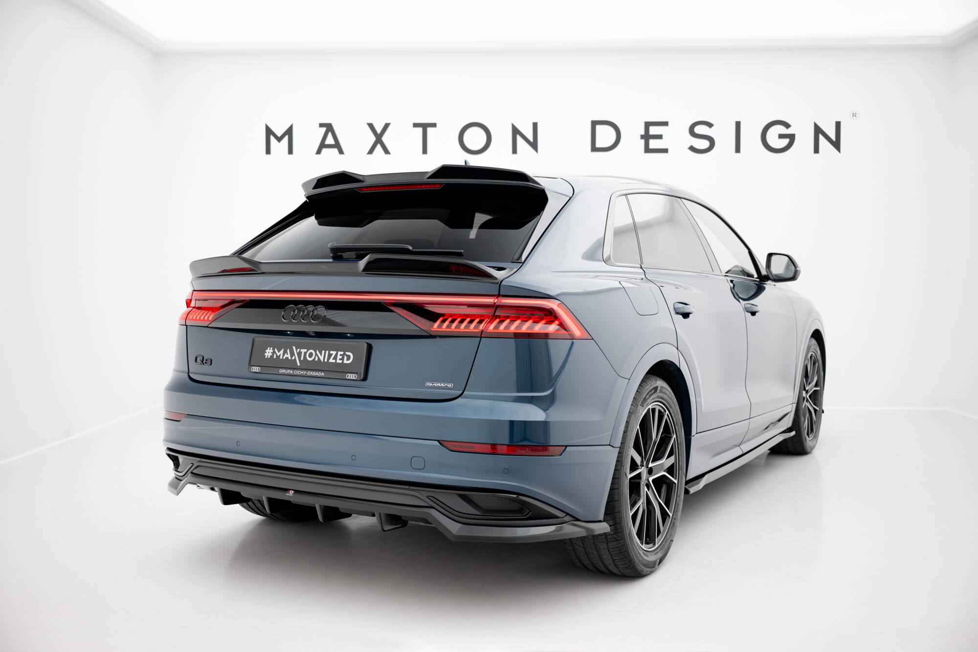 Bodykit passend voor Audi Q8 MK1 Maxton Glanzend zwart