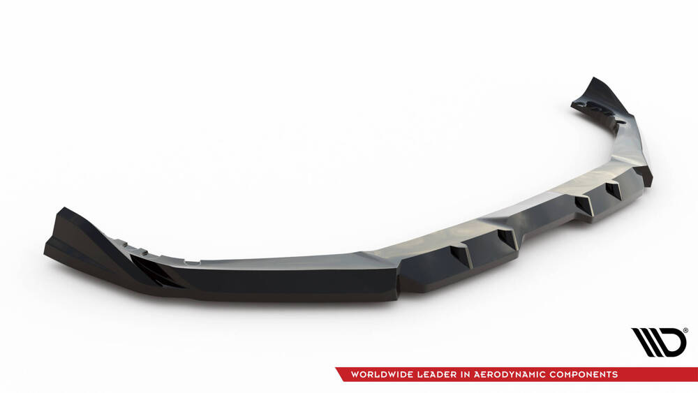 Voorspoiler passend voor BMW X5M F95 Facelift Maxton Glans Zwart