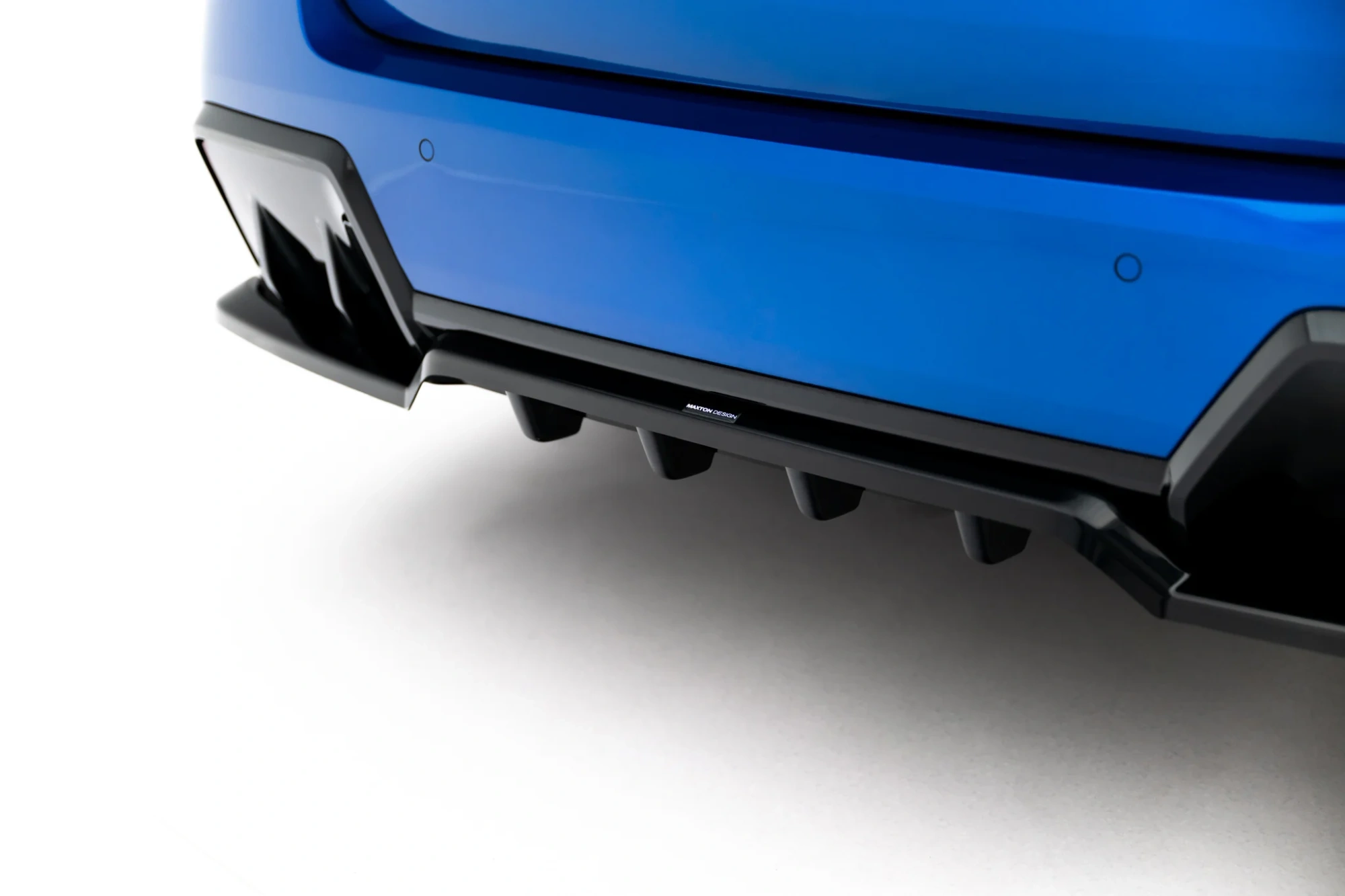 Diffuser passend voor BMW 2 M-Pack Gran Coupé F74 Maxton Glanzend Zwart