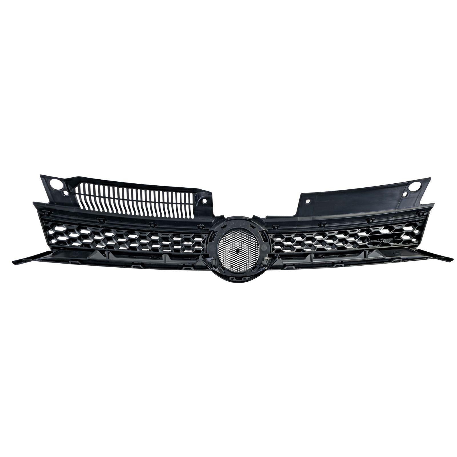 Grill passend voor VW Golf VI GTI Glans Zwart