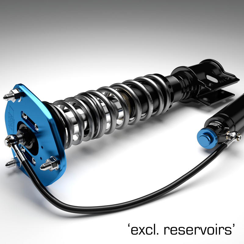 Cobra EVO-R Schroefset  BMW 3-Serie E46 Sedan (2WD) 316-330/Diesel (excl. M3) 1998-2005 40-80/30-60mm