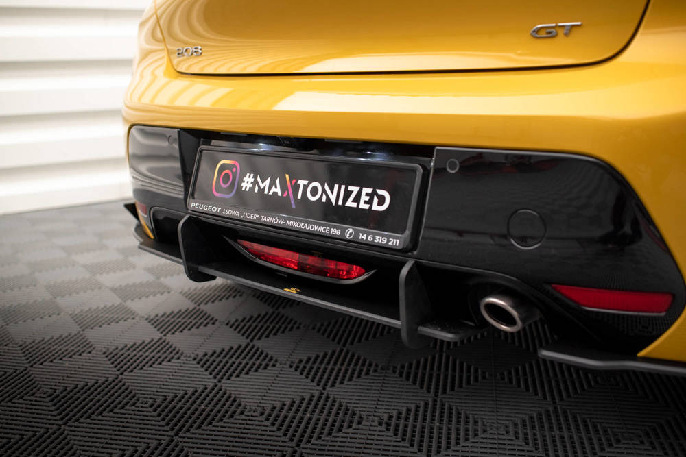 Diffuser met Canards Street Pro Peugeot 208 GT Maxton