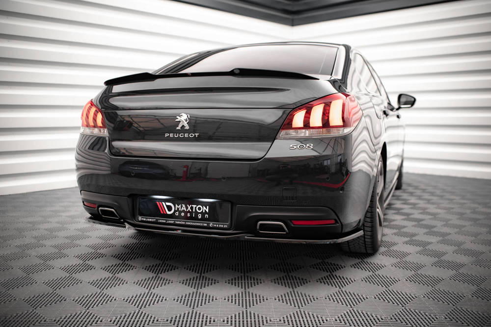 Spoiler Peugeot 508 GT MK1 FL Maxton Glans Zwart