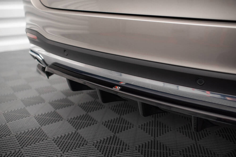 Diffuser passend voor Mercedes Benz GLE SUV AMG Line W167 Maxton Glans Zwart
