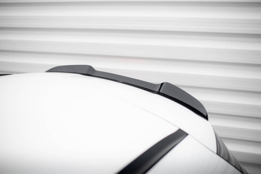 Spoiler passend voor Mercedes C Klasse Estate AMG pakket / C43 AMG Maxton Glans Zwart