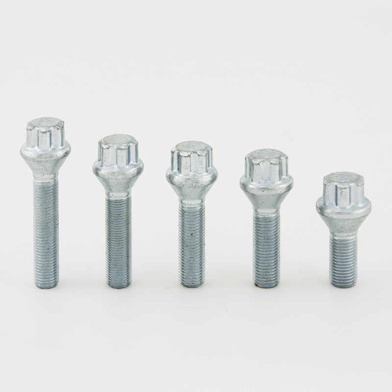 Lange wielbout - M12x1.5mm - Konisch - Lengte 35mm